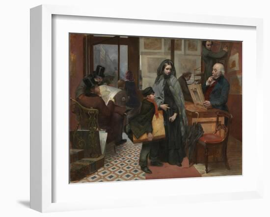 Nameless and Friendless, "The Rich Man's Wealth Is His Strong City, Etc." - Proverbs, X, 15-Emily Osborn-Framed Giclee Print