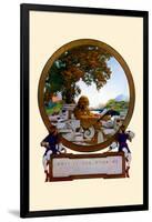 Nameplate-Maxfield Parrish-Framed Art Print