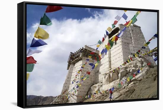 Namgyal Tsemo Gompa, Leh, Ladakh, India, Asia-Peter Barritt-Framed Stretched Canvas