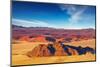 Namib Desert, Dunes of Sossusvlei, Aerial View-Dmitry Pichugin-Mounted Photographic Print