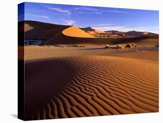 Namib Desert Red Dunes at Sossusvlei-null-Stretched Canvas
