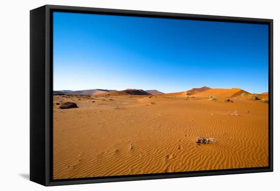 Namib Desert, Sossusvlei, Namibia-DR_Flash-Framed Stretched Canvas