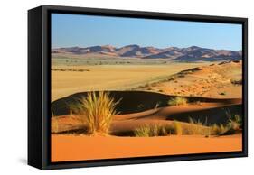 Namib Desert View from Elim Dune into the Dune Namib-null-Framed Stretched Canvas