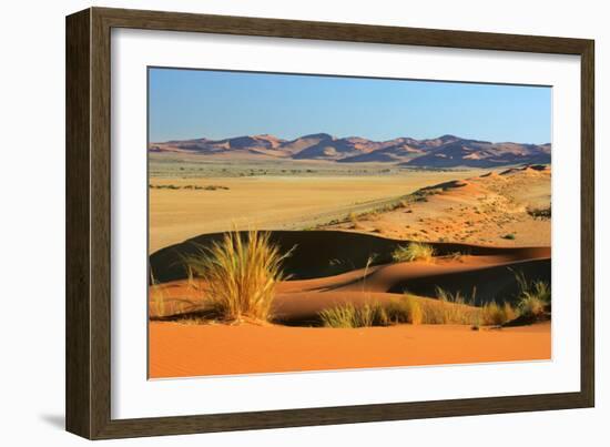 Namib Desert View from Elim Dune into the Dune Namib-null-Framed Photographic Print