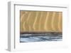 Namibia. Aerial of Namibian Sand Dunes Meeting the Atlantic Ocean-Janet Muir-Framed Photographic Print