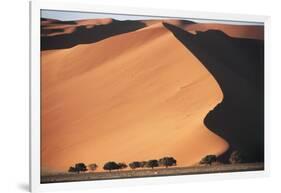 Namibia, Central Namib, Namib-Naukluft NP. Sand Dunes of Sossusvlei-Walter Bibikow-Framed Photographic Print