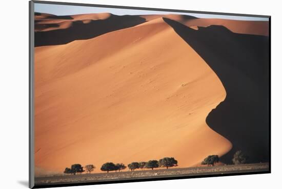 Namibia, Central Namib, Namib-Naukluft NP. Sand Dunes of Sossusvlei-Walter Bibikow-Mounted Photographic Print