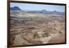 Namibia, Damaraland. Aerial view of the mountains and red rocks.-Ellen Goff-Framed Premium Photographic Print