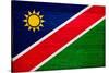 Namibia Flag Design with Wood Patterning - Flags of the World Series-Philippe Hugonnard-Stretched Canvas