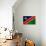 Namibia Flag Design with Wood Patterning - Flags of the World Series-Philippe Hugonnard-Art Print displayed on a wall