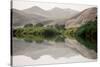 Namibia, Kaokoveld Conservation Area, Kunene River. Greenery along the banks of the Kunene River.-Ellen Goff-Stretched Canvas