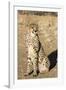 Namibia, Keetmanshoop. Close-up of seated cheetah.-Jaynes Gallery-Framed Photographic Print