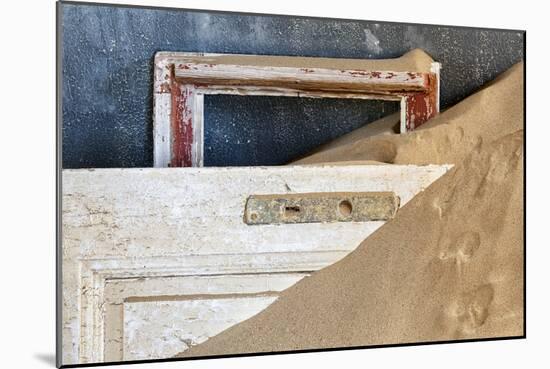 Namibia, Kolmanskop. Detail of Door and Window Frame-Wendy Kaveney-Mounted Photographic Print