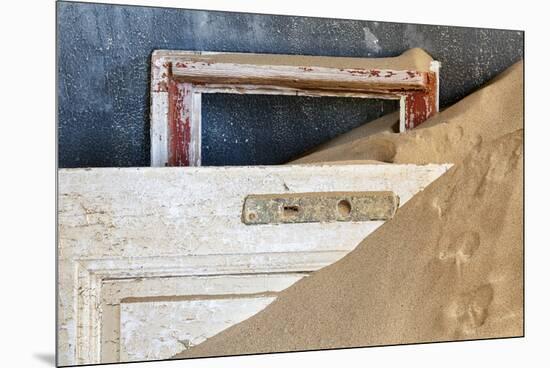 Namibia, Kolmanskop. Detail of Door and Window Frame-Wendy Kaveney-Mounted Premium Photographic Print