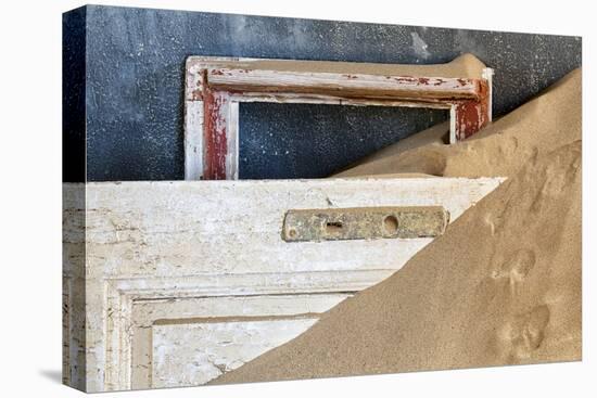 Namibia, Kolmanskop. Detail of Door and Window Frame-Wendy Kaveney-Stretched Canvas