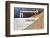 Namibia, Kolmanskop. Detail of Door and Window Frame-Wendy Kaveney-Framed Photographic Print