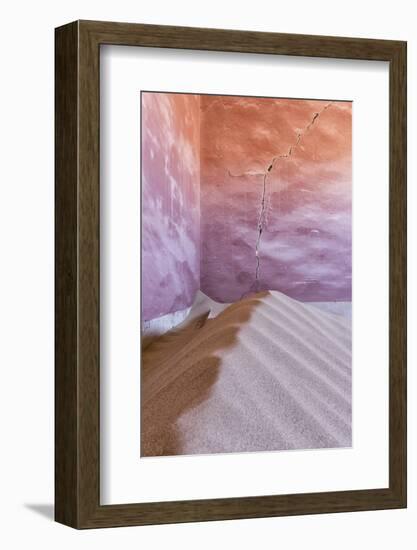 Namibia, Kolmanskop. Sand-Filled Corner in Abandoned House-Wendy Kaveney-Framed Photographic Print