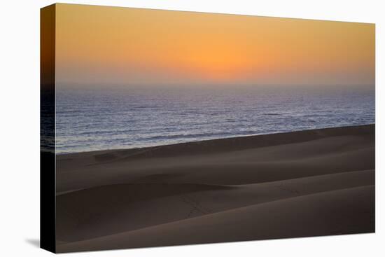 Namibia, Namib Desert, Swakopmund. Sunset on Skeleton Coast-Wendy Kaveney-Stretched Canvas