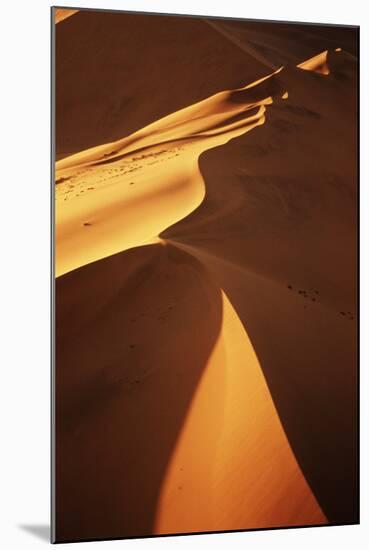 Namibia, Namib Naukluft National Park, Aerial View of Sossusvlei Sand Dunes-Stuart Westmorland-Mounted Photographic Print