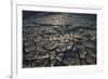 Namibia, Namib Naukluft National Park, Cracked Mud in Desert at Sossusvlei-Paul Souders-Framed Photographic Print