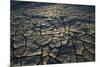 Namibia, Namib Naukluft National Park, Cracked Mud in Desert at Sossusvlei-Paul Souders-Mounted Photographic Print