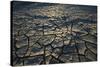 Namibia, Namib Naukluft National Park, Cracked Mud in Desert at Sossusvlei-Paul Souders-Stretched Canvas