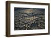 Namibia, Namib Naukluft National Park, Cracked Mud in Desert at Sossusvlei-Paul Souders-Framed Photographic Print