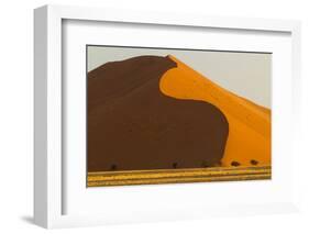 Namibia, Namib-Naukluft National Park, Sossusvlei. Dunes in evening light.-Ellen Goff-Framed Photographic Print