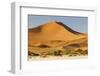 Namibia, Namib-Naukluft National Park, Sossusvlei. Large red dune rising from a while pan.-Ellen Goff-Framed Photographic Print