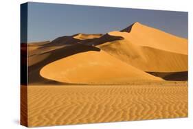 Namibia, Namib-Naukluft National Park, Sossusvlei. Scenic red dunes.-Ellen Goff-Stretched Canvas