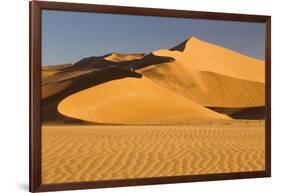 Namibia, Namib-Naukluft National Park, Sossusvlei. Scenic red dunes.-Ellen Goff-Framed Photographic Print