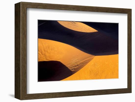 Namibia, Namib-Naukluft Park. Abstract Aerial Image of Sand Dunes-Wendy Kaveney-Framed Photographic Print