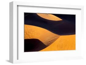 Namibia, Namib-Naukluft Park. Abstract Aerial Image of Sand Dunes-Wendy Kaveney-Framed Photographic Print