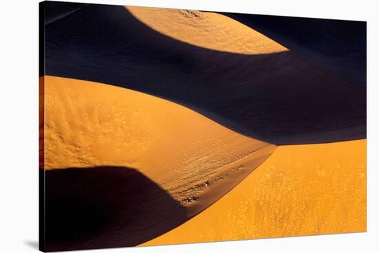 Namibia, Namib-Naukluft Park. Abstract Aerial Image of Sand Dunes-Wendy Kaveney-Stretched Canvas