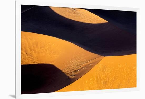 Namibia, Namib-Naukluft Park. Abstract Aerial Image of Sand Dunes-Wendy Kaveney-Framed Photographic Print