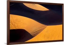 Namibia, Namib-Naukluft Park. Abstract Aerial Image of Sand Dunes-Wendy Kaveney-Framed Photographic Print