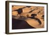 Namibia, Namib-Naukluft Park. Abstract aerial of sand dunes.-Jaynes Gallery-Framed Photographic Print