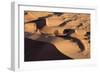 Namibia, Namib-Naukluft Park. Abstract aerial of sand dunes.-Jaynes Gallery-Framed Photographic Print