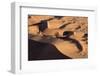 Namibia, Namib-Naukluft Park. Abstract aerial of sand dunes.-Jaynes Gallery-Framed Photographic Print