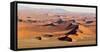 Namibia, Namib-Naukluft Park. Aerial of desert landscape.-Jaynes Gallery-Framed Stretched Canvas