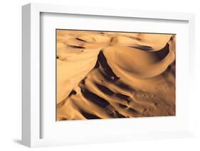 Namibia, Namib-Naukluft Park. Aerial of desert landscape.-Jaynes Gallery-Framed Photographic Print