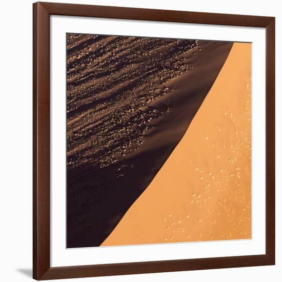 Namibia, Namib-Naukluft Park. Aerial of sand dune.-Jaynes Gallery-Framed Photographic Print