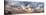 Namibia, Namib-Naukluft Park. Panoramic of God beams over desert at sunset.-Jaynes Gallery-Stretched Canvas