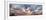 Namibia, Namib-Naukluft Park. Panoramic of God beams over desert at sunset.-Jaynes Gallery-Framed Photographic Print