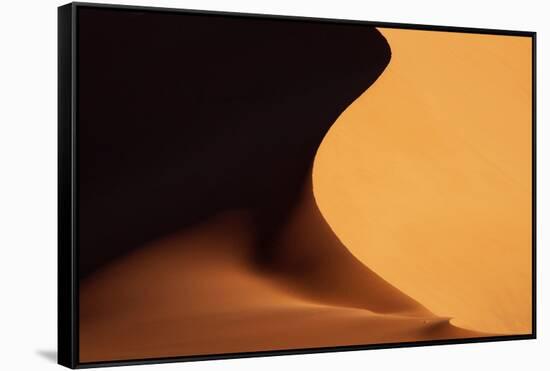 Namibia, Namib-Naukluft Park. Red Sand Dune Abstract-Jaynes Gallery-Framed Stretched Canvas