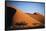 Namibia, Sossusvlei, Dune Sunset and Land Rover-Walter Bibikow-Framed Stretched Canvas