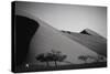Namibia, Sossusvlei, Dune Sunset and Land Rover-Walter Bibikow-Stretched Canvas