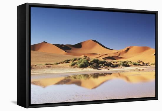 Namibia, Sossusvlei Region, Sand Dunes at Desert-Gavriel Jecan-Framed Stretched Canvas