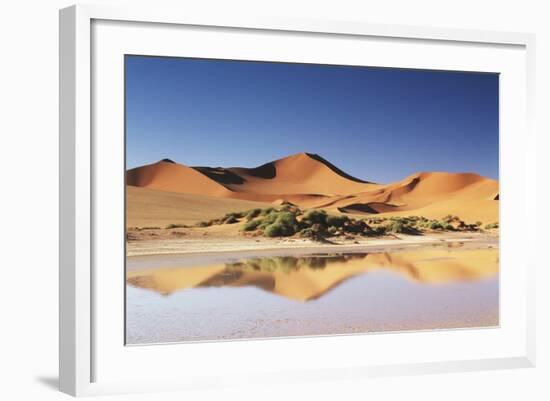 Namibia, Sossusvlei Region, Sand Dunes at Desert-Gavriel Jecan-Framed Photographic Print