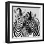 Namibia Zebras-Nina Papiorek-Framed Giclee Print